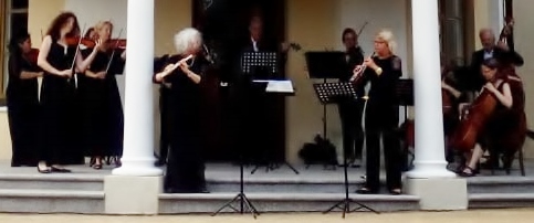A castle in Lithuania with the Yachad Chamber Orchestra